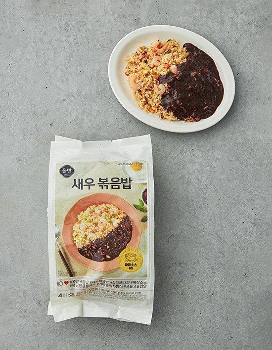 컬리 올반 새우볶음밥 4개입 상품의 대표 사진